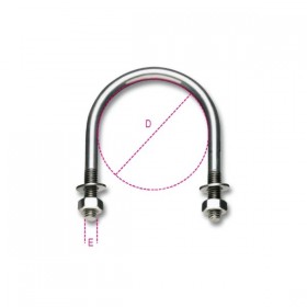 Gulere Robur pentru suport țeavă din oțel inoxidabil 2 "SX61