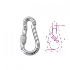 Carabinieri Robur cu inel din otel inoxidabil AISI 316 G 10X100