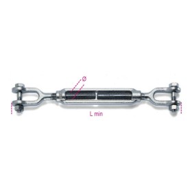 Robur Două furculiță galvanizat tensionatoare Z M8