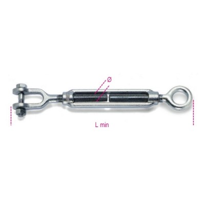 Robur galvanizat tensiuni pentru ochi și furculiță ZC Z M 10