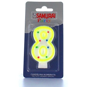 SAMURAI PARTY CANDELA COMPONIBILE N.8