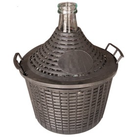 DEMIJOHN ÎN STICLĂ CU GURA ÎNGUSTĂ LT. 25 DEMIJOHN ÎN STICLĂ CU GURA ÎNGUSTĂ LT. 25