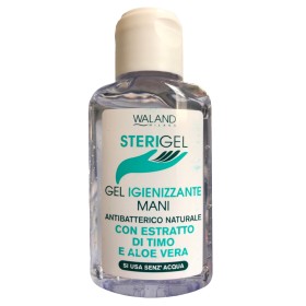 WALAND STERIGEL GEL IGIENIZZANTE MANI ANTIBATTERICO NATURALE CON ESTRATTO DI TIMO E ALOE ML. 80 WALAND STERIGEL GEL IGIENIZZANTE MANI ANTIBATTERICO NATURALE