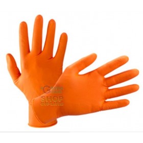 GUANTI NITRILE SUPER GRIP ARANCIONE PZ. 50 GUANTI NITRILE SUPER GRIP ARANCIONE PZ. 50