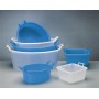 BAGNO OVALE AZZURRO CM. 45 LT. 12