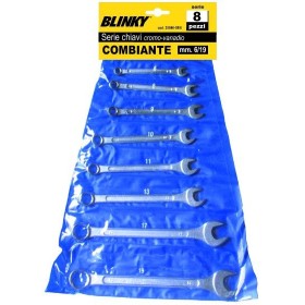 BLINKY SERIA CHIAVI PC-URI COMBINATE. 12 CROMOVANADI MM. 6/22 BLINKY SERIA CHIAVI PC-URI COMBINATE. 12 CROMOVANADI MM. 6/22