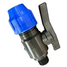 VALVOLA A SFERA A COMPRESSIONE PER TUBO NERO DIAM. 25x3/4