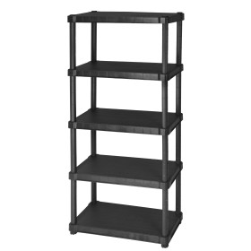 DIMAPLAST RAFT ÎN RĂȘINĂ REZISTENTĂ LA ȘOCURI CU 5 RIPIANI HELIOS CM NEGRU. 80x40x188h. DIMAPLAST RAFT ÎN RĂȘINĂ REZISTENTĂ LA ȘOCURI CU 5 RIPIANI