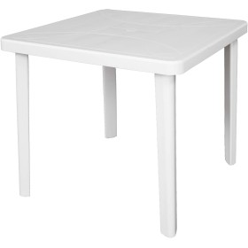 DIMAPLAST TAVOLO IN RESINA FIGARO GARDEN BIANCO cm. 80x80x72h.