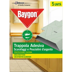 BAYGON CUCINA TRAPPOLA ADESIVA SCARAFAGGI E PESCIOLINI DA