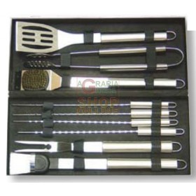 BLINKY SET DE USTENSILE GRATAR CU VALIZA 10 BUCATI DIN OTEL CROMAT BLINKY SET DE USTENSILE GRATAR CU VALIZA 10 BUCATI DIN OTEL