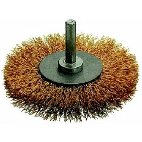 SPAZZOLA PER TRAPANO CON FILI ONDULATI MM. 80X12