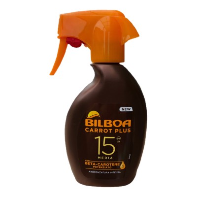 BILBOA CARROT PLUS SPRAY SOLARE ABBRONZATURA MEDIA PROTEZIONE