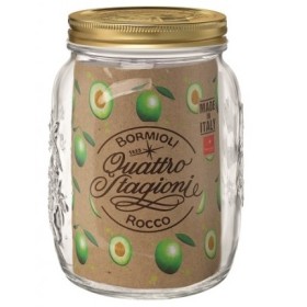 BORMIOLI VASETTO IN VETRO QUATTRO STAGIONI CON TAPPO DIAM.