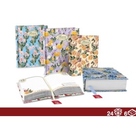 DIARIO PCK 16M NATURA FLOWERS 24/6