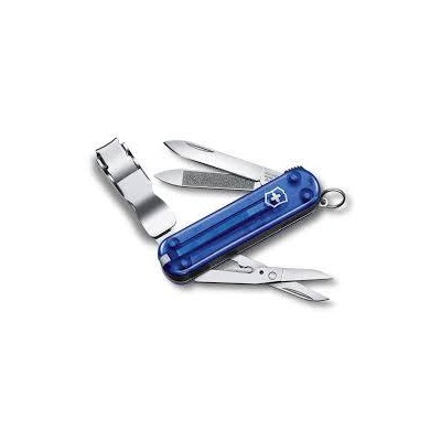 Victorinox coltello tagliaughie NailClip 580 con guancette blu