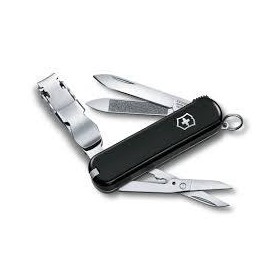 Victorinox NailClip 580 cuțit de tuns unghii cu obrajii negri