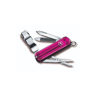 Victorinox coltello tagliaughie NailClip 580 con guancette pink