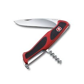 VICTORINOX WENGER RANGERGRIP 52 GUANCIALI ROSSO NERE COLTELLO