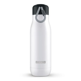 ZOKU Stainless Steel Bottle M Media Bottiglia termica di colore Bianco ml. 500 ZOKU Stainless Steel Bottle M Media Bottiglia termica di colore
