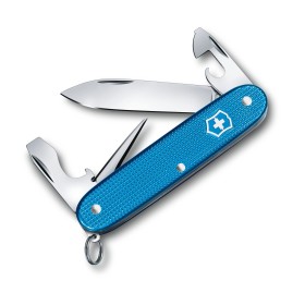 VICTORINOX MULTIUSO PIONEER MM. 93 GUANCE ALOX STEEL ACQUA BLUE