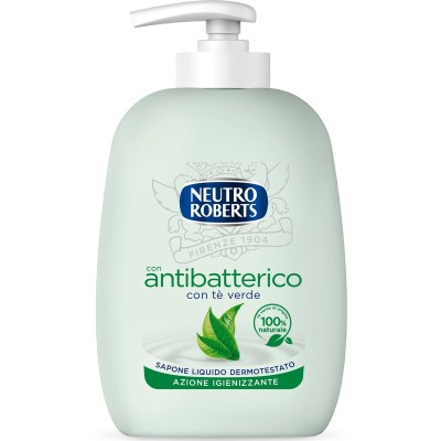 NEUTRO ROBERTS SAPONE LIQUIDO CON ANTIBATTERICO CON TE' VERDE