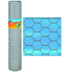 PLASĂ DE SÂRMĂ CAVALLINO FERMA TRIPLE ESAGONALE MT. 10 50/5 150