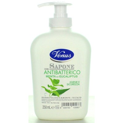 VENUS SAPONE LIQUIDO MANI MENTA ED EUCALIPTUS ANTIBATTERICO ML.