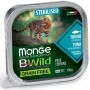 Monge Natural Super Premium Bwild cereale gratuit Adult Cat ton