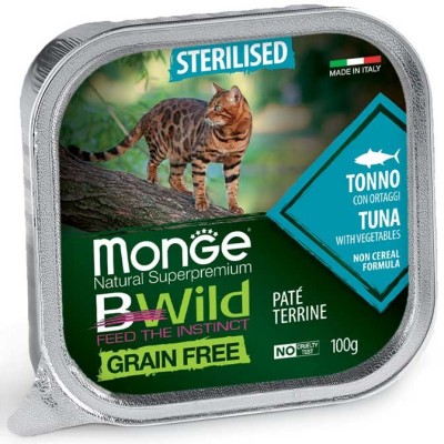 Monge Natural Super Premium Bwild cereale gratuit Adult Cat ton