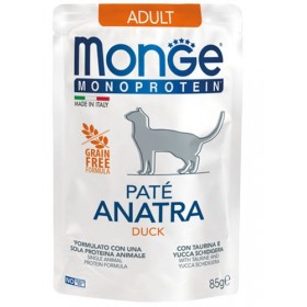 Monge naturale Superpremium Monoprotein Adult Cat Duck GR. 85 Monge naturale Superpremium Monoprotein Adult Cat Duck GR. 85