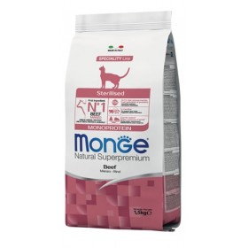 Monge Natural Superpremium Monoprotein sterilizat Cat carne de