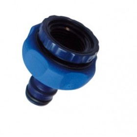 PRESA RUBINETTO 3/4 CON ADATTATORE 1/2 BLU TECH