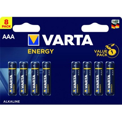 VARTA BATERII BATERII ENERGIE ALCALINA MINISTILO 8 BUCATI AAA