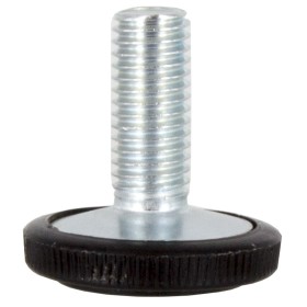 PIEDINO FISSO ZINCATO MA10 x DIAMETRO MM. 30