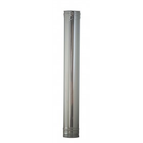 TUBO INOX PER CANNA FUMARIA AISI 304 CM. 100 DIAMETRO MM. 150