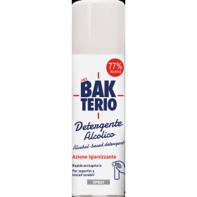 BAKTERIO SPRAY IGIENIZZANTE ALCOLICO PER SUPERFICI TESSUTO ML.
