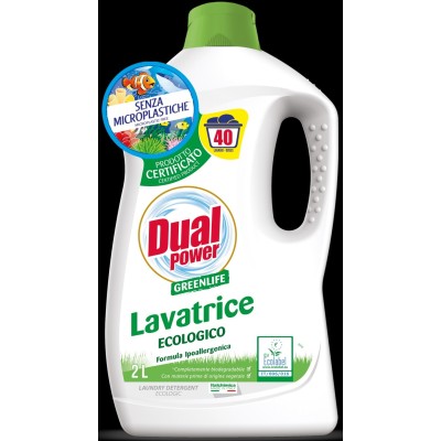 DUAL POWER GREENL LICHID DE ETICHETARE ECOLOGICĂ LAVDETERGENT