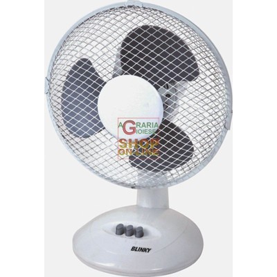 BLINKY VENTILATORE DA TAVOLO BK-VE/T23 3 VELOCITA DIAMETRO CM.