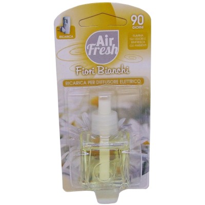 AIR FRESH RICARICA FIORI BIANCHI 90 GIORNI PER DIFFUSORE