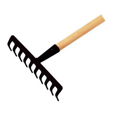 VIGOR GARDEN RAKE MANICAla CM. 125 PÂNĂ LA 16 DINȚI