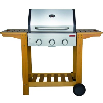 BARBECUES A GAS SANDRI AUSTRALIA 3 FUOCHI WOOD 10,8 KW