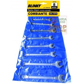 BLINKY SERIA CHIAVI PC-URI FIXE. 8 CROMOVANADI MM. 6/22