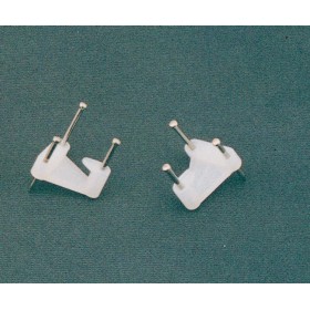 CONF. 10 GANCI IN NYLON DA PARETE A 3 PUNTE