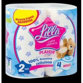 Hartie igienica PLAISIR FOSCART LILIAC 2 VELI 4 Hartie igienica PLAISIR FOSCART LILIAC 2 VELI 4