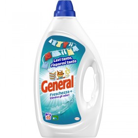 GENERAL DETERSIVO BUCATO LAVATRICE LIQUIDO FRESCHEZZA E 40
