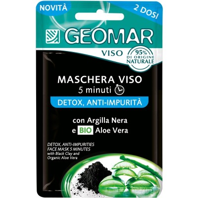 GEOMAR MASCHERA VISSAU ANTI-IMPURITATE DETOX 5 MINUTE ML. 15