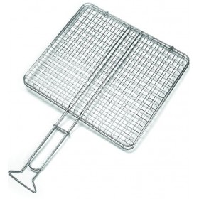 GRILA DIN OTEL CROMATSANDRIGARDEN CROMAT DUBLU FARA PICIOARE