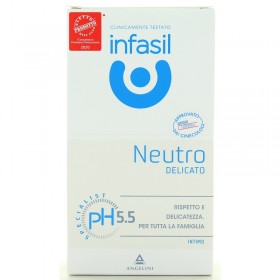 INFASIL DETERGENTE INTIMO NEUTRO DELICATO PH 5.5 200 ML.