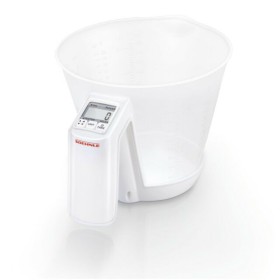 Cântar de bucătărie Digital Leifheit cu container gradat transparent capacitate maximă de precizie de până la 3 kg. Cântar de bucătărie Digital Leifheit cu container gradat